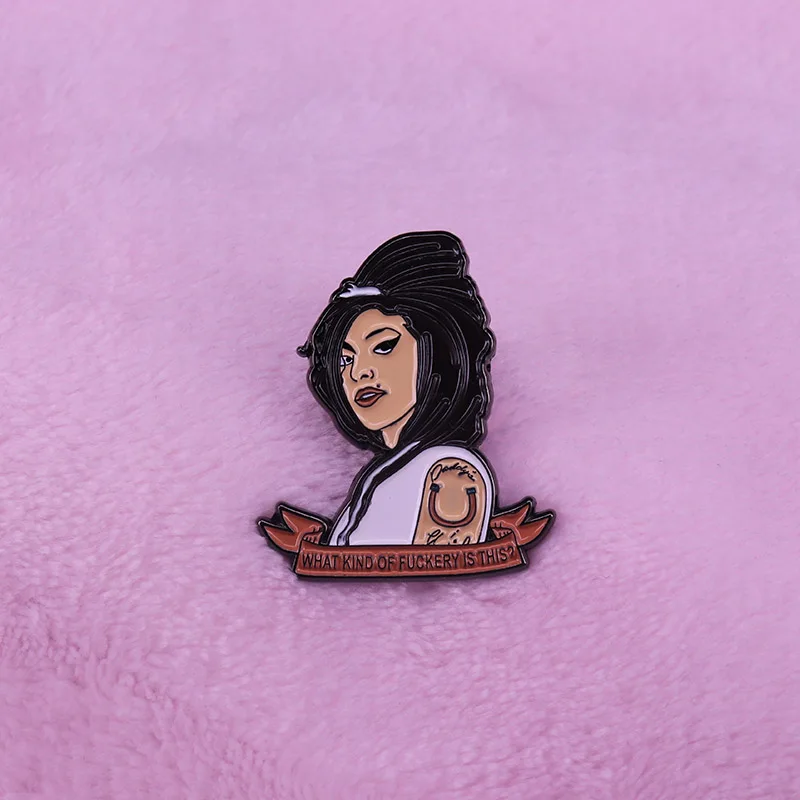 Badass Amy брошь популярная музыкальная бижутерия|Броши| |