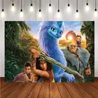 Raya и последний Дракон фон для фотосъемки детей с днем рождения вечерние Baby Shower фон для фотосъемки с изображением баннер украшения