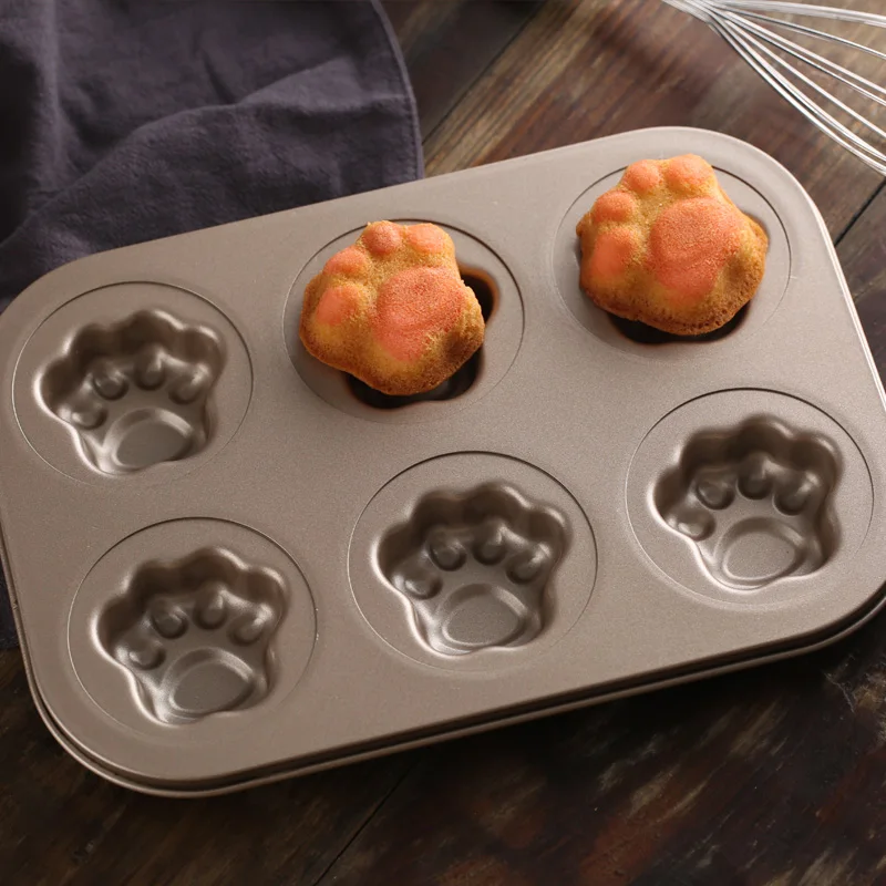 Милая кошка Высококачественная мультяшная металлическая форма для выпечки в