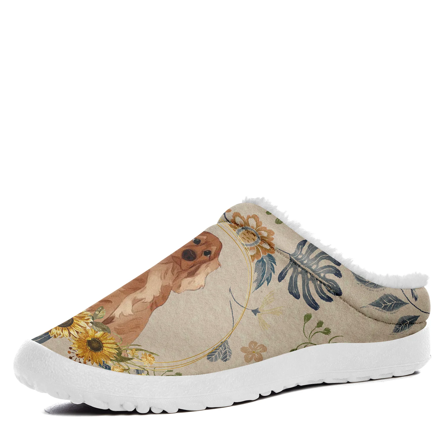 

Милые зимние домашние хлопковые тапочки для мужчин и женщин с индивидуальным принтом и доставкой