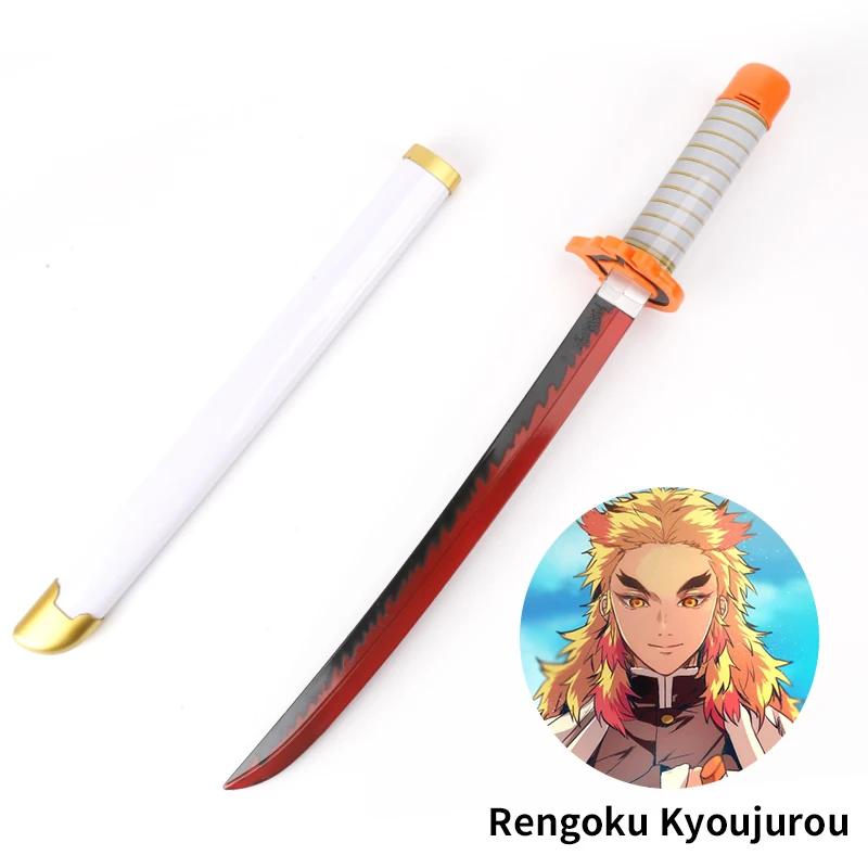 Demon Slayer Sword Toy 59CM With Sound Tanjiro Zenitsu Kyojuro Giyu Weapons For Children Japanese Anime Katana | Игрушки и хобби