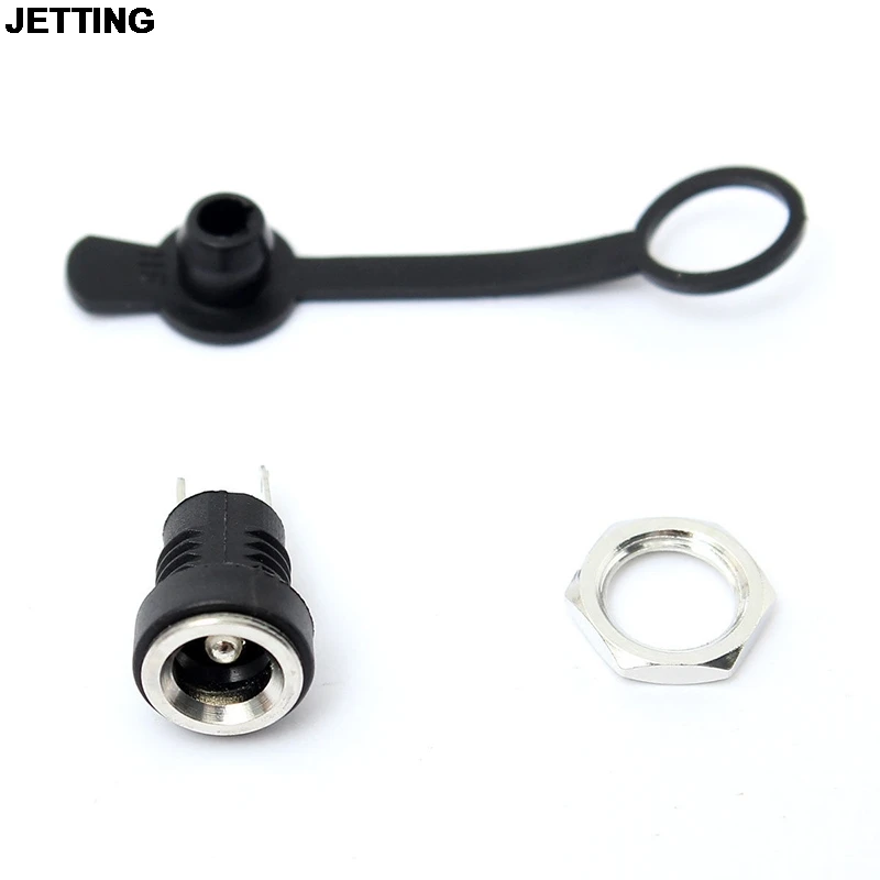 

1 шт., водонепроницаемый разъем для зарядного устройства, 3 А, 5,5x2,1 мм