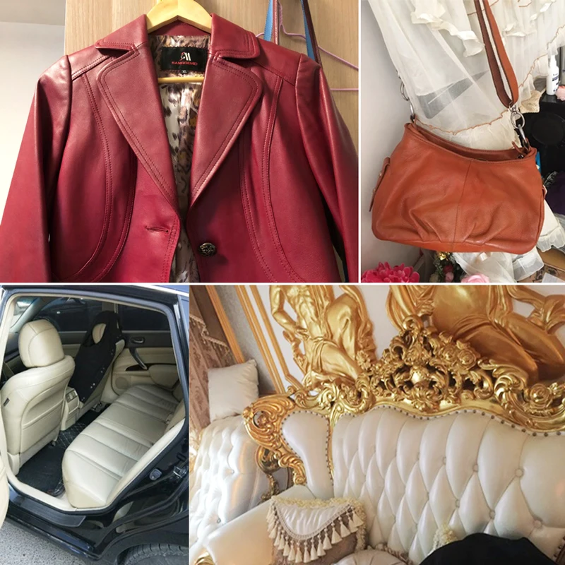 Крем для кожи коричневый 50 мл кожаные сумки коррекции дыр царапин трещин