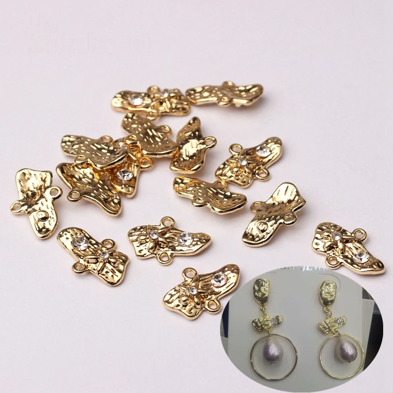 Сплав Цинка Золотой в виде геометрических фигур Форма прелести разъем