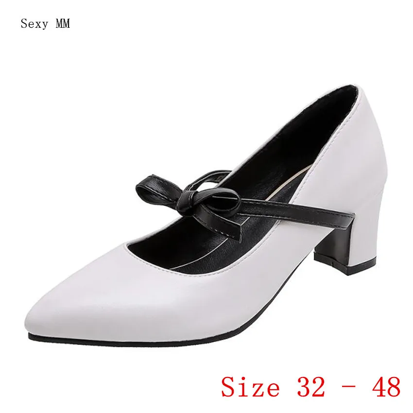 

High Heels Women Pumps High Heel Shoes Stiletto Woman Party Wedding Shoes Kitten Heels Small Plus Size 32 - 48