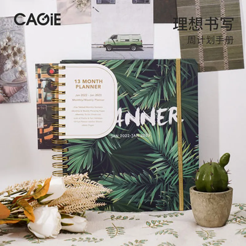 Январь 2022 года-январь 2023 года 13 ежемесячных планировщиков 128 листов еженедельный