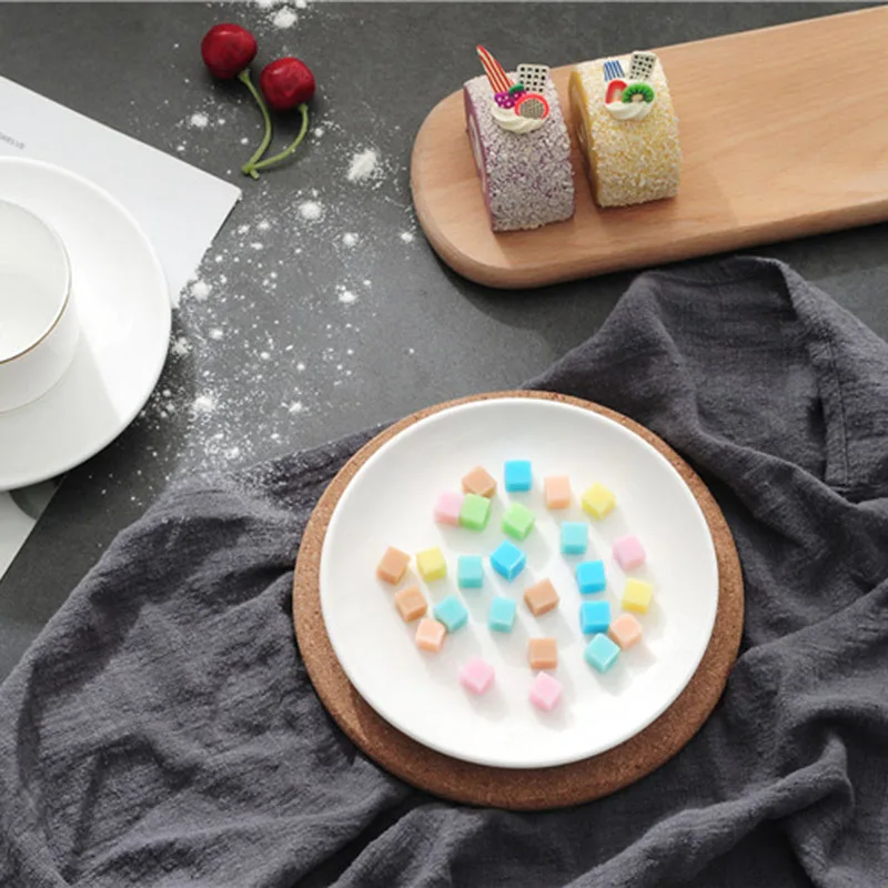 160 маленькие квадратные силиконовые 3D формы для торта помадные пирожных Сделай