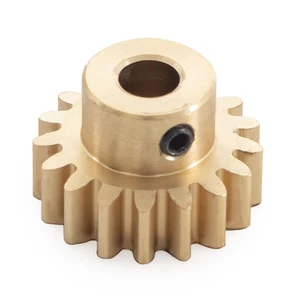 1pcs Brass Motor Gear for 1/10 AXIAL RBX10 RC Crawler Upgrading Parts