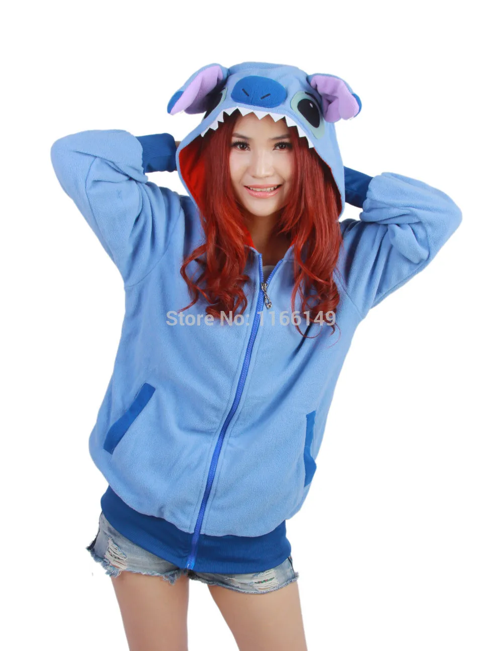 Толстовка Kigurumi с капюшоном изображением животных толстовка свитер аниме косплей