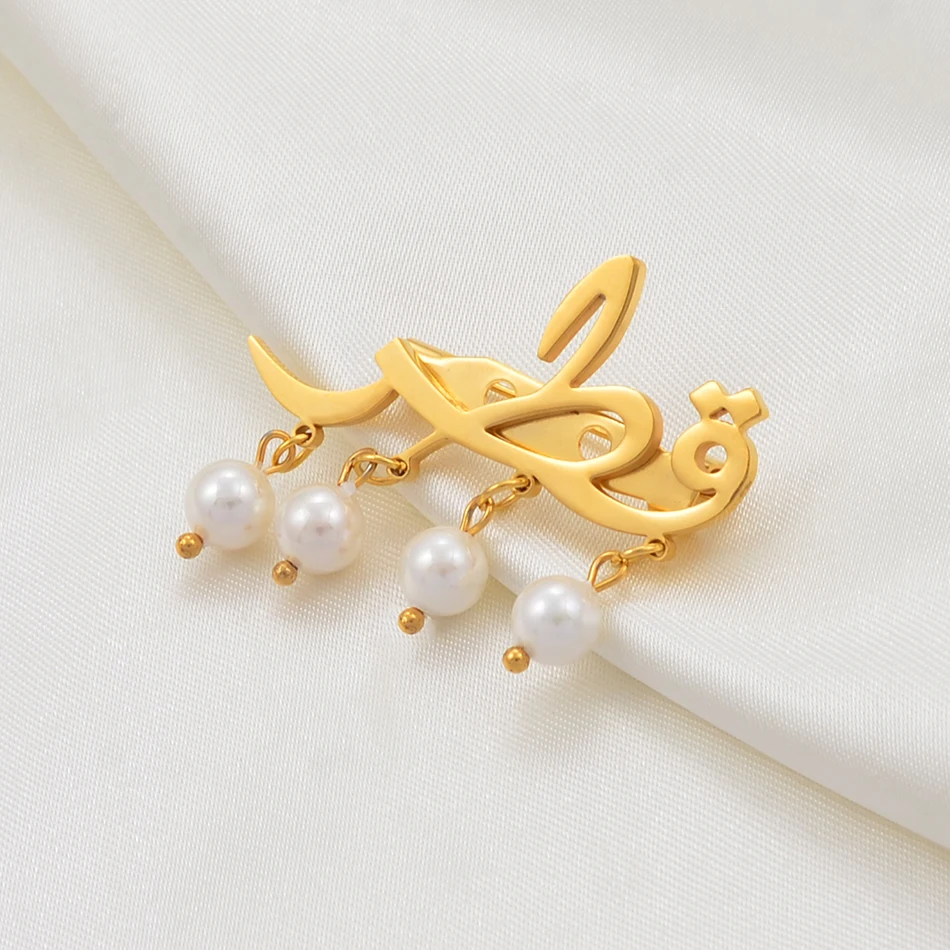 Anniyo страна Катара брошь с искусственным жемчугом Модные женские ювелирные