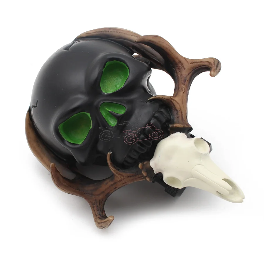 Резиновая ручка переключения передач в стиле черепа ручной рычаг Кнопка Ручного