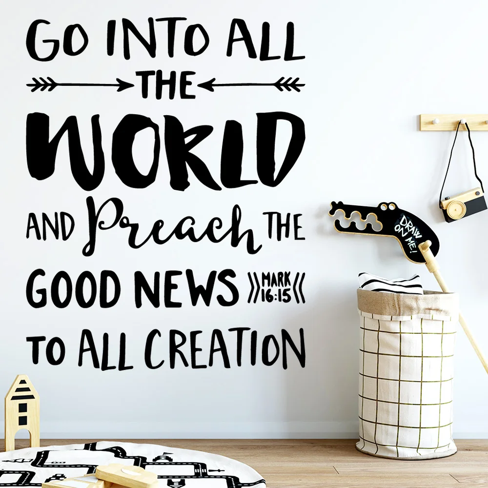 Настенные стикеры в скандинавском стиле с хорошей новостью украшение для дома