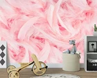 Пользовательские обои розовый Фламинго перо ТВ диван фон фрески домашний Декор Гостиная Спальня 3d настенная живопись водонепроницаемый
