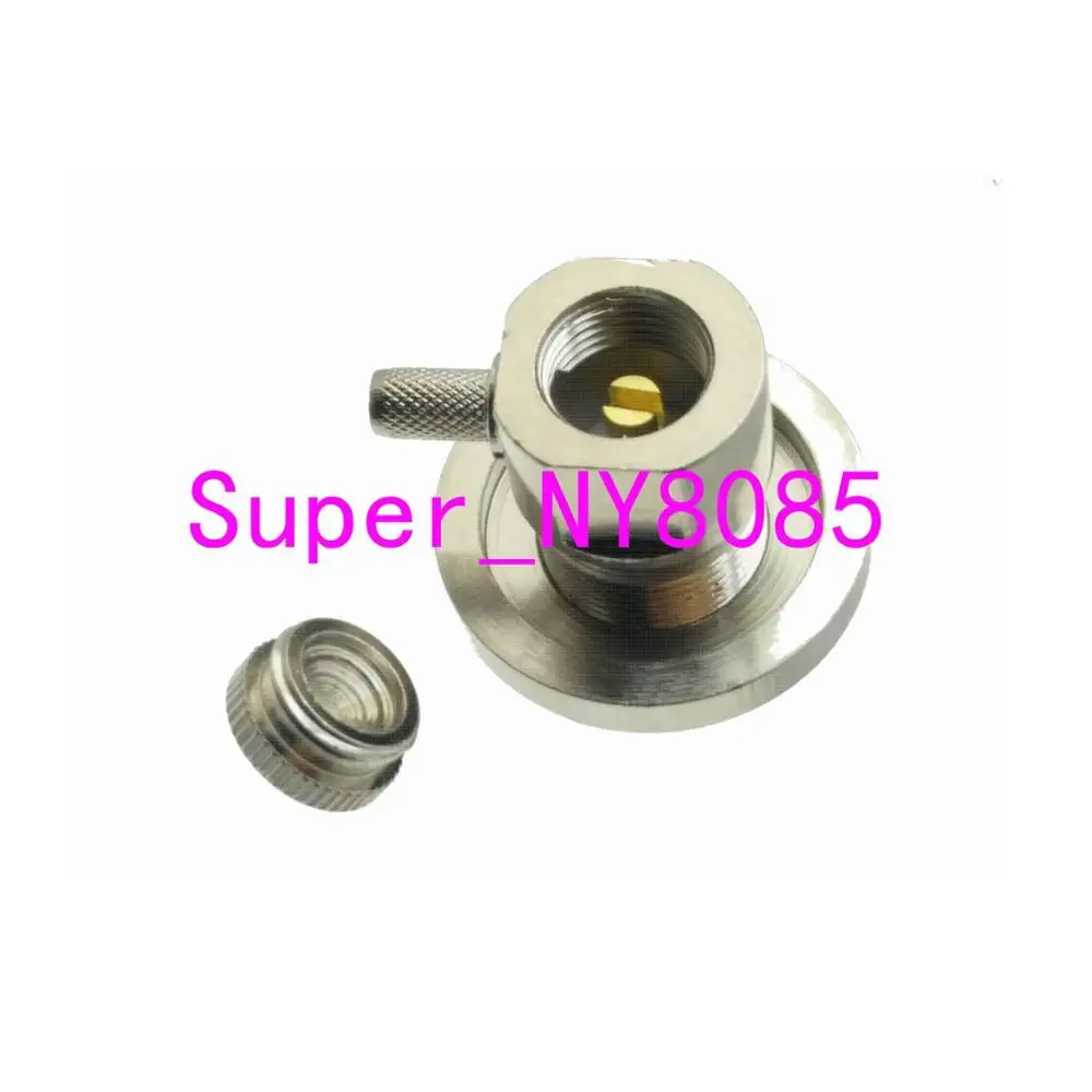 1 шт. коннектор UHF SO239 гнездовой разъем обжим перегородки RG58 RG142 LMR195 прямоугольный |