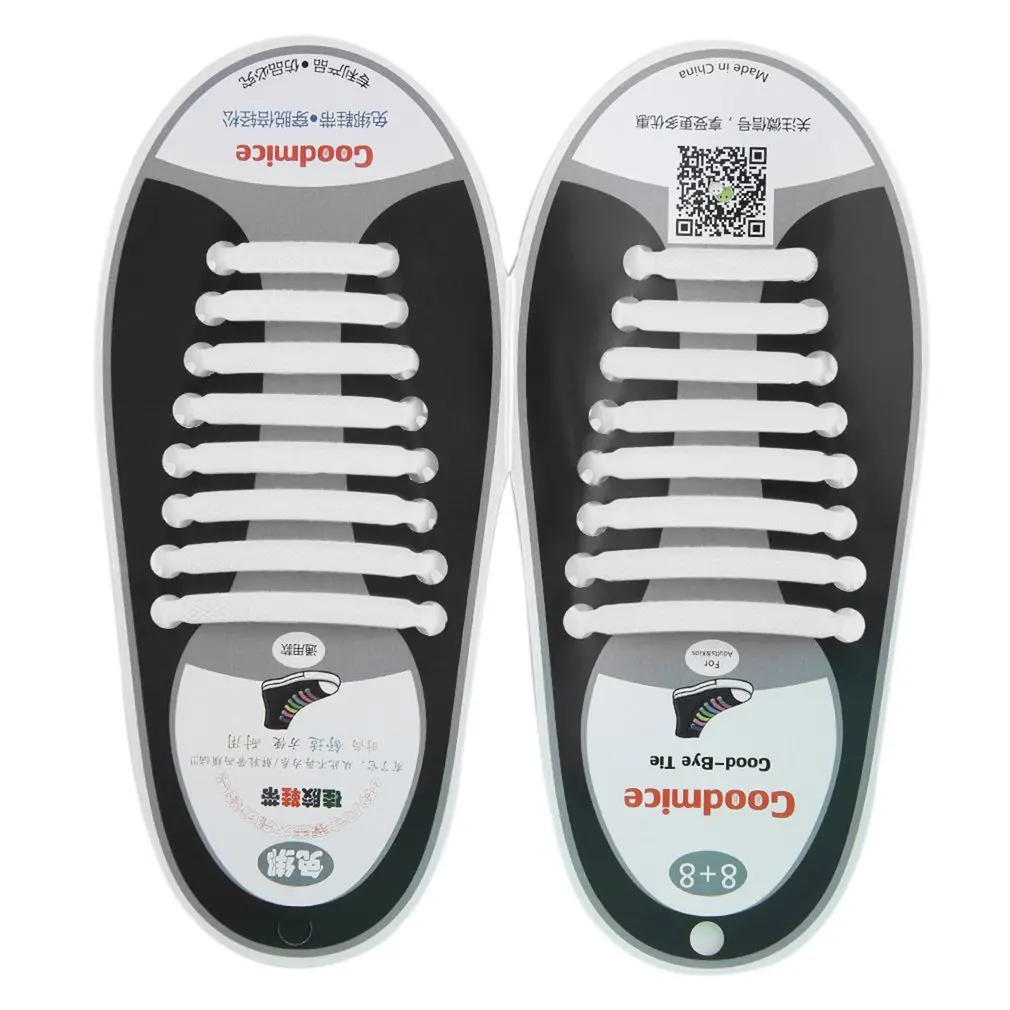 

Новый дизайн, удобные шнурки без завязывания, 16 шт./компл., силиконовые эластичные шнурки для обуви для мужчин, мужские шнурки для всех кросс...