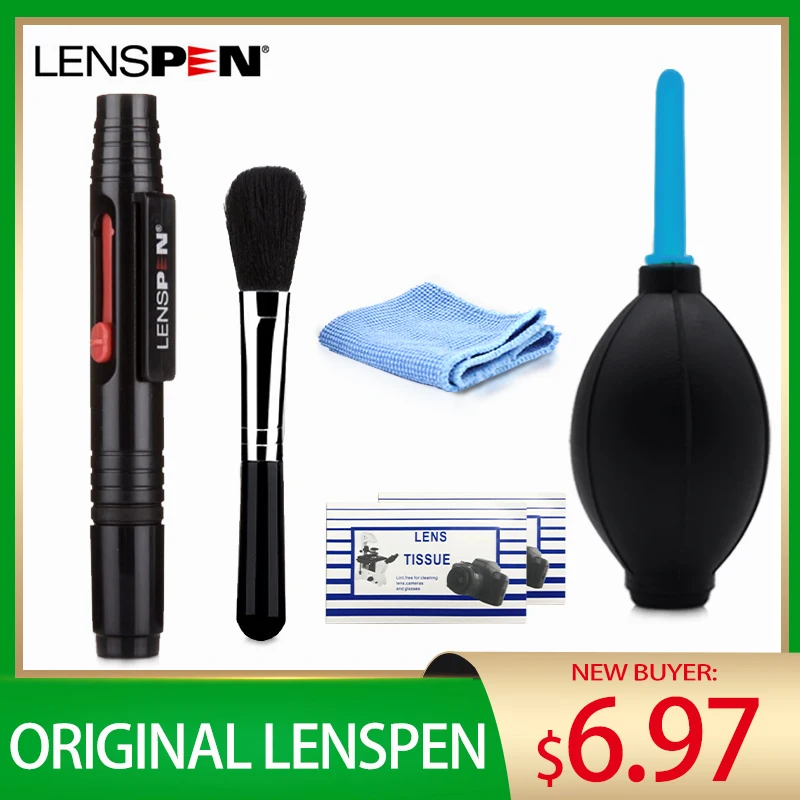 6 в 1 пылеочиститель LENSPEN линза чистящая ручка щетка воздуходувка Набор салфеток