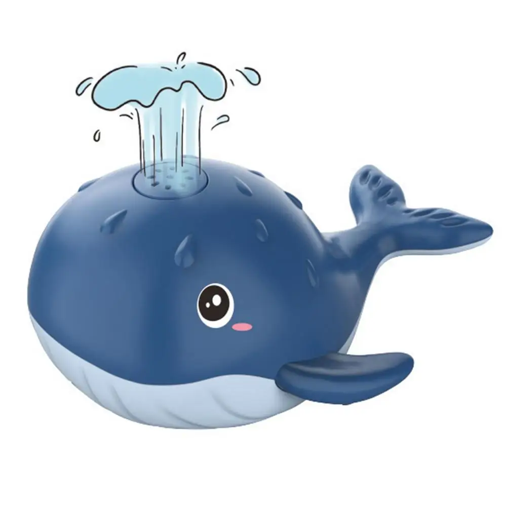 

Baby Bath Toys Electric Induction Water Spray Whale With Light Music Baby Play Water Toy Bathroom Interactive Spray Beach Toy