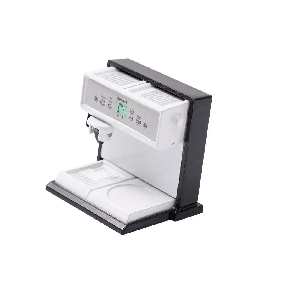 

1:6 1:12 Mini Cute Black Crimson Coffee Machine Coffee Machine Kidhouse Set Pretend Dollhouse Toy Accessories Fit Decoratio R3K6