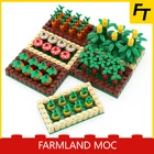 Детский конструктор из мелких частиц, зернистость, кукуруза, тыква, редис, совместим с MOC, миниатюрная модель для творчества, строительные игрушки для детей