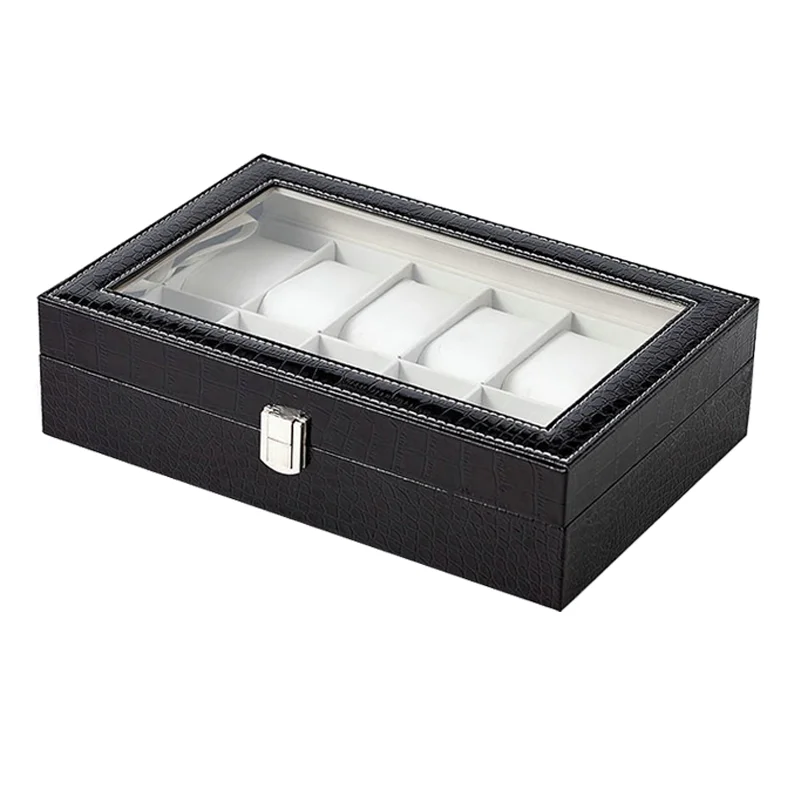 Коробка для часов портативный органайзер путешествий Чехол коллектор 12 слотов