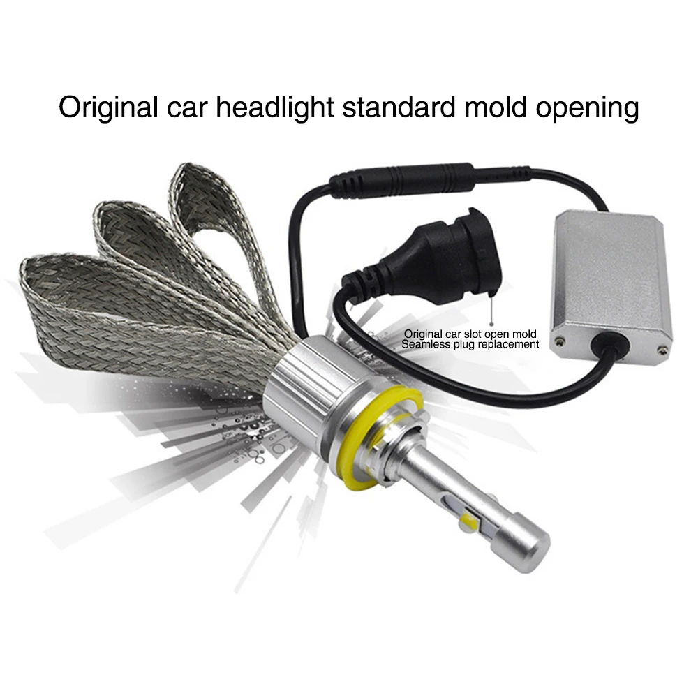 Автомобильные светодиодные фары CARCTR H7 лампы R3s с объективом H1 H3 H 9003 H8/9/11 H10/9005/900