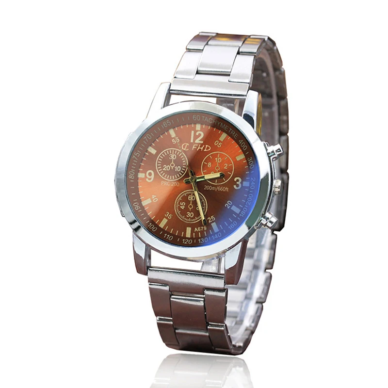 Роскошные наручные часы для мужчин лучший бренд ремешок из нержавеющей стали