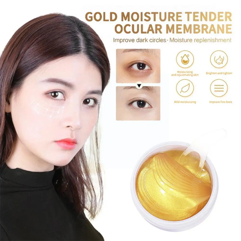 

Crystal Collagen Eye Mask Eye Care Moisturizing Anti-wrinkle Sleeping Circle Puffiness Eliminate Anti-dark Patch60pcs Eye L0S5