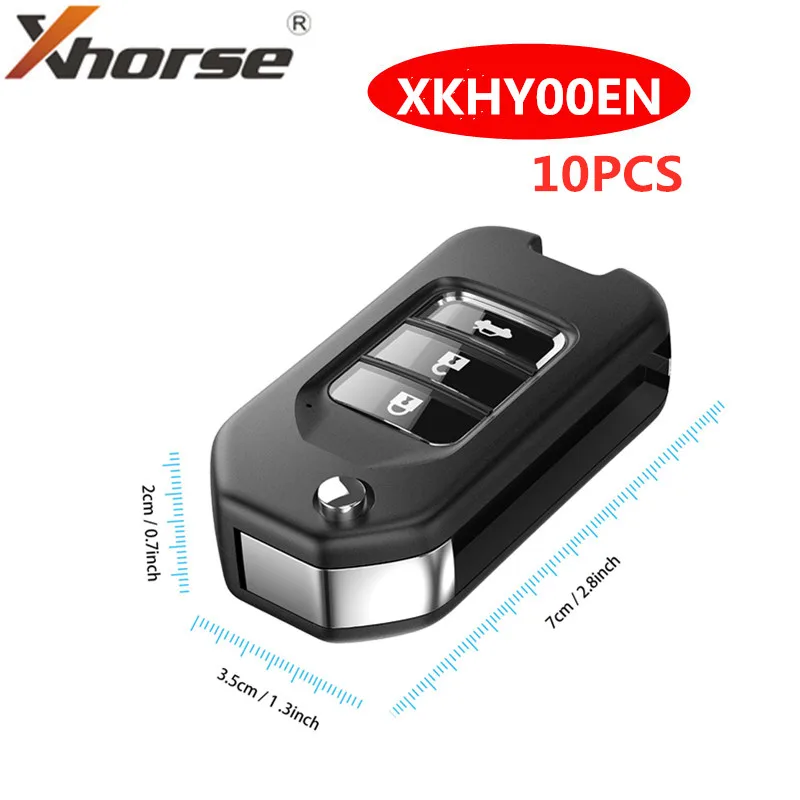 XHORSE беспроводной универсальный дистанционный брелок 3 кнопки для Honda VVDI