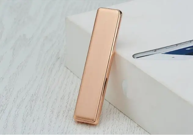 Электронная зажигалка, Usb перезаряжаемая зажигалка, беспламенная курительная зажигалка, роскошная металлическая ультратонкая зажигалка для мужчин