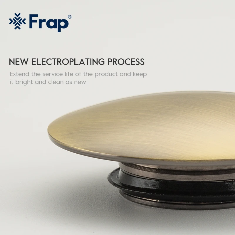 Латунный выдвижной кран для раковины Frap кнопка перелива выдвижная пробка сливов