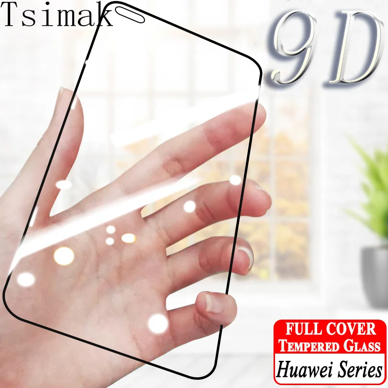 Закаленное стекло 9D с полным покрытием для Huawei Honor 10 10i 20i 20 Pro P20 P30 P40 Lite E защита