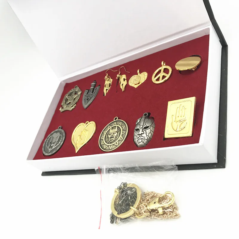 12 шт. цепочка с подвеской в виде аниме невероятные приключения Джоджо|Аксессуары