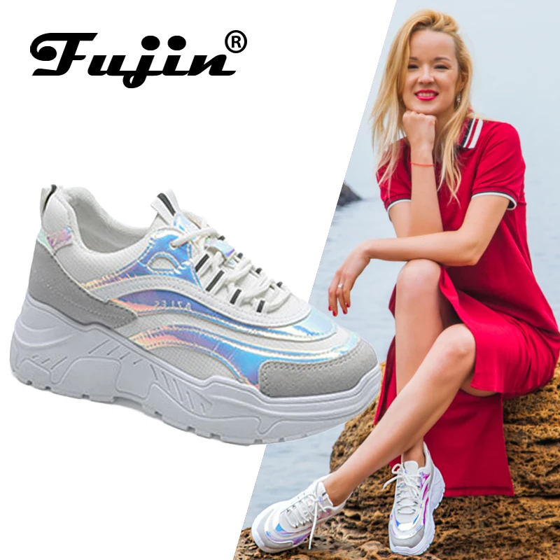FUJIN/Брендовые женские повседневные кроссовки Женская и мужская обувь на плоской