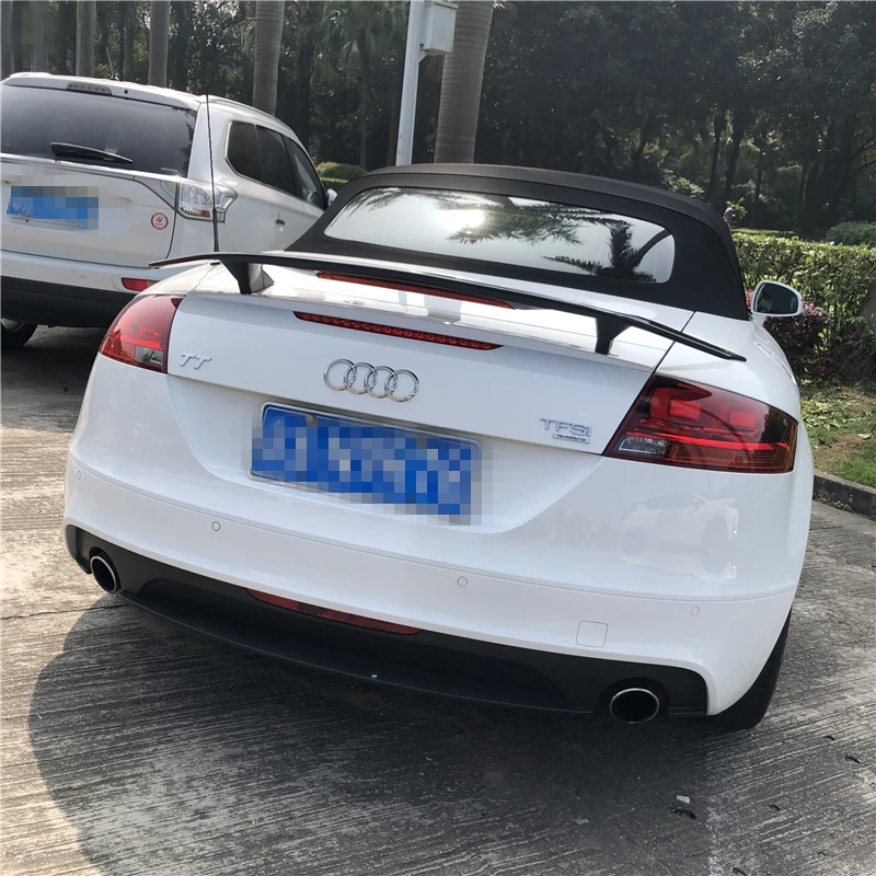 Для Audi TT Quattro спойлер 2015 2017 для TF Спойлер ABS Материал заднее крыло автомобиля