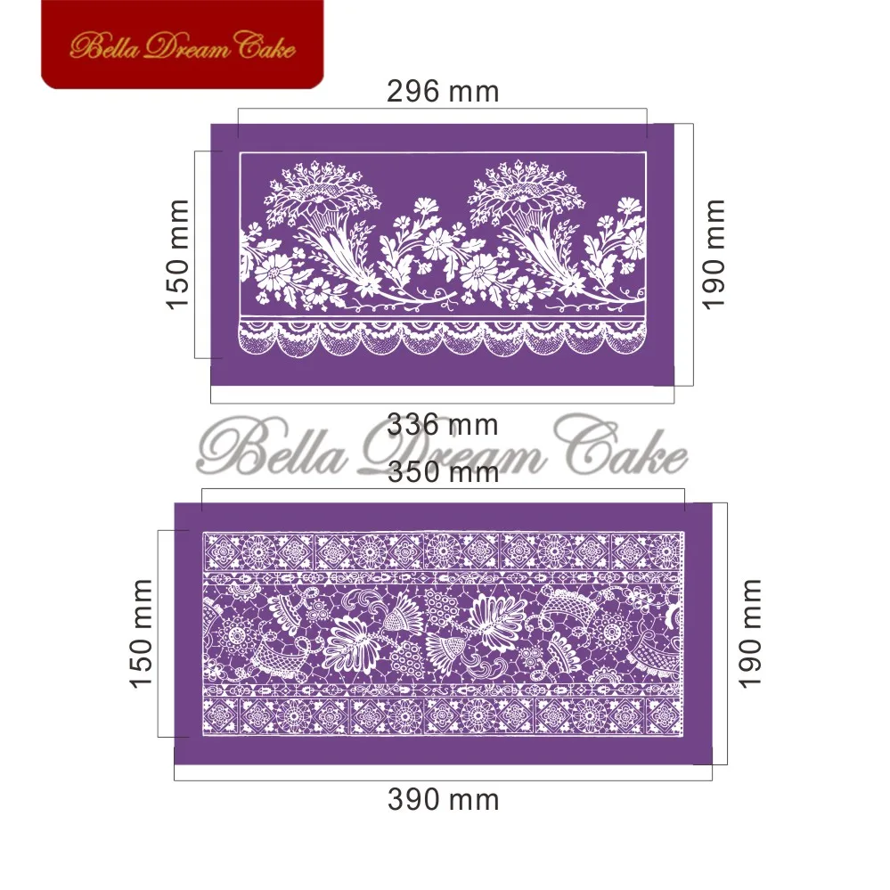 Новинка цветочный оригинальный набор для свадебного торта кружевные формы