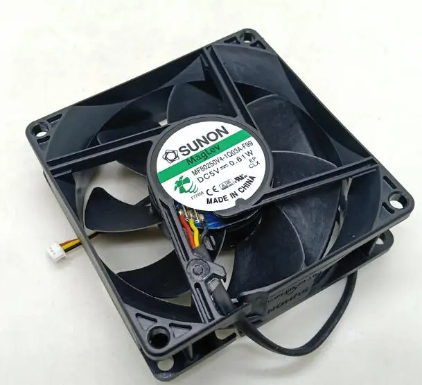 Вентилятор для инкубатора 8 см 8025 дюйма 80*80*25 мм 5 В MF80250V4-1Q03A-F99 0 61 Вт 3-проводной