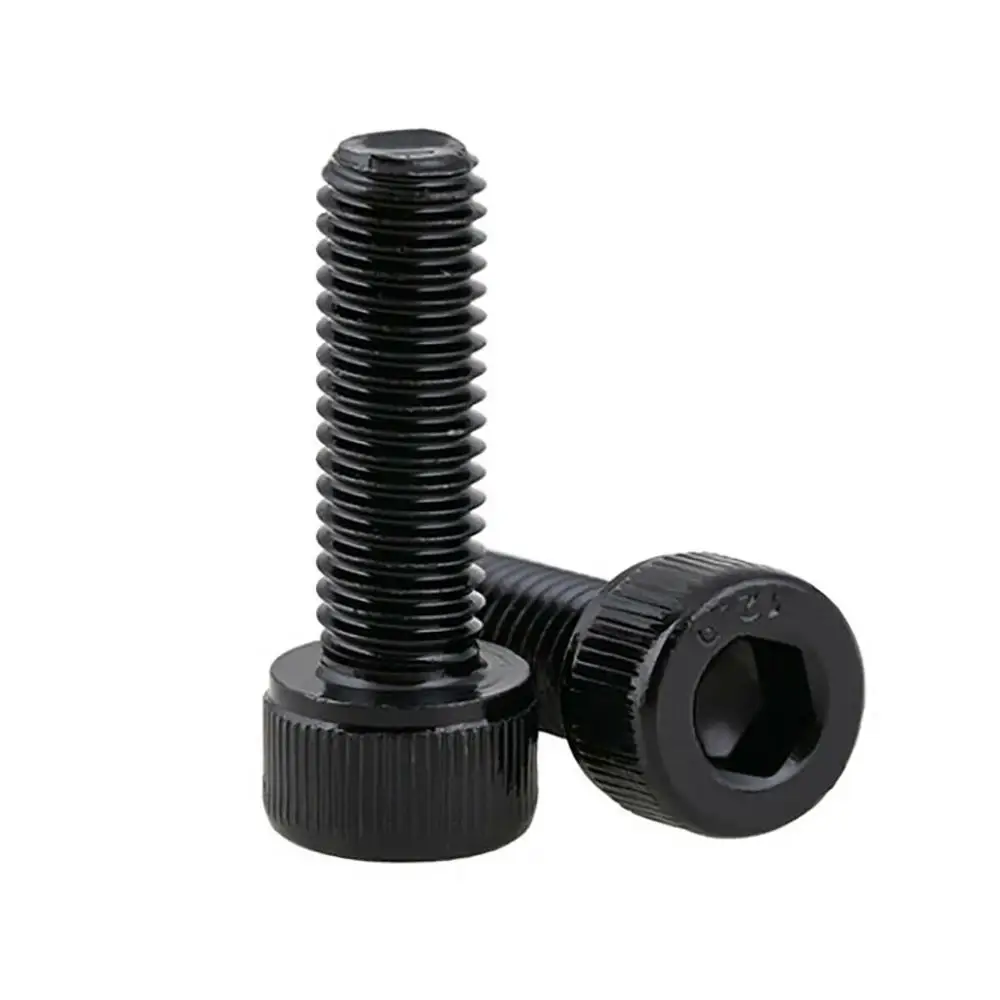 Black Left Threaded Hex Hexagon Socket Cap Screws Reverse Tooth Thread Cup Head Allen Bolts DIN912 Grade 12.9 M5-M12 | Обустройство