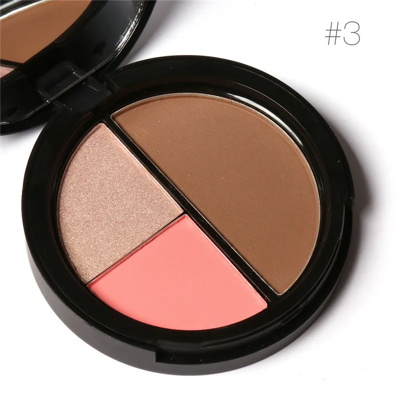 FOCALLURE Highlighter &amp Bronzer palette Face contour shimmer highlighter blusher professional natural blush |