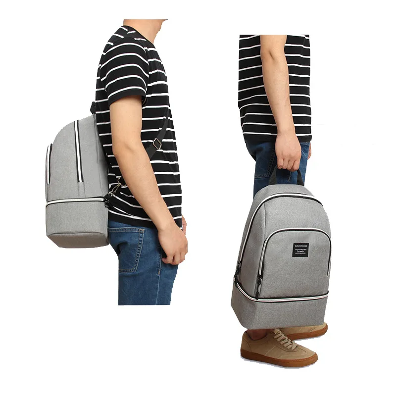 2020 quality oxford waterproof cooler backpack thermal cool shoulder bag lunch picnic fresh carrier bag food ice pack container free global shipping