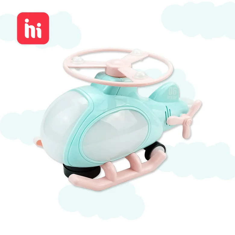 Electric Universal 360-degree Rotating Light And Music Helicopter Model Children's Toy Cartoon aircraft toys for children boys | Игрушки