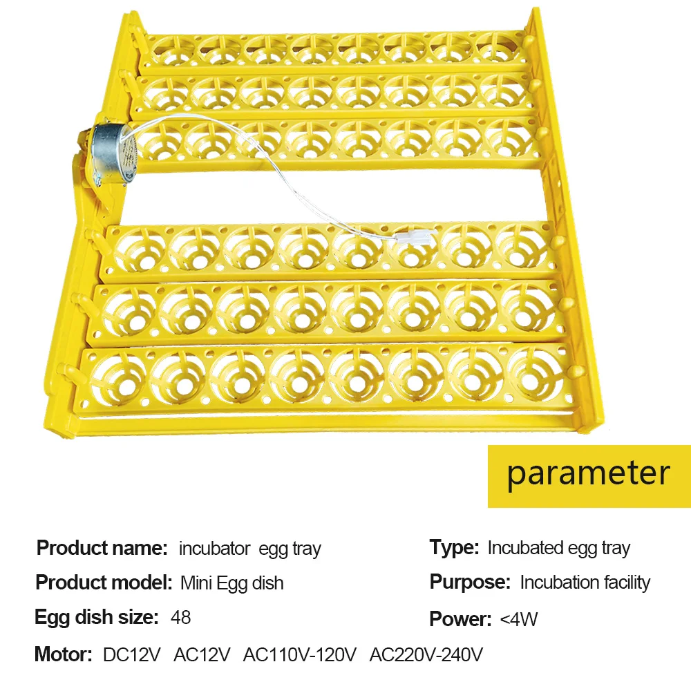Автоматический инкубатор для яиц поднос 48 двигатель 12 В новое домашнее