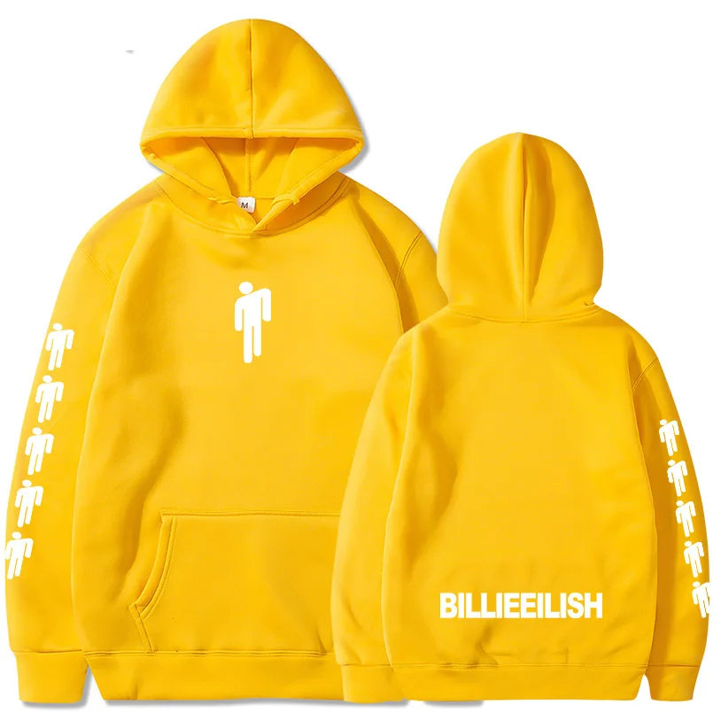 Billie Eilish, модные толстовки с принтом для мужчин/женщин, толстовки с капюшоном и длинным рукавом,, повседневные трендовые уличные толстовки
