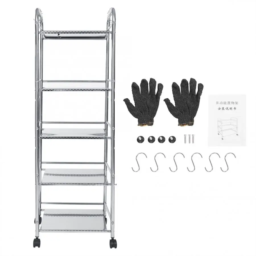 5 круглый Ланч-бокс Нержавеющая сталь стеллаж для хранения полки Пособия по