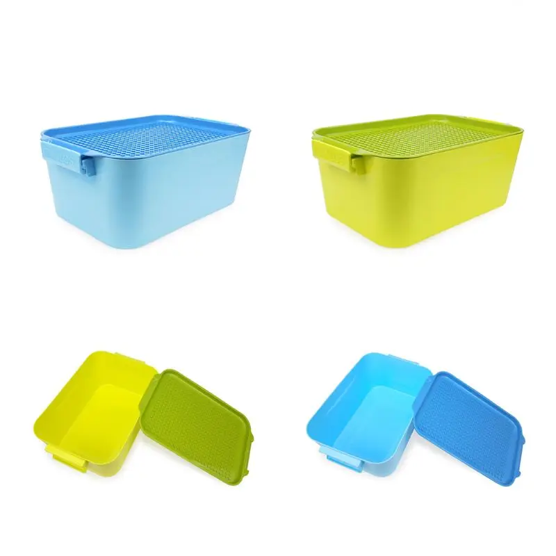 

New Building Blocks Storage Box Kids Toy Case Super Heroes Blocks Box XX9E