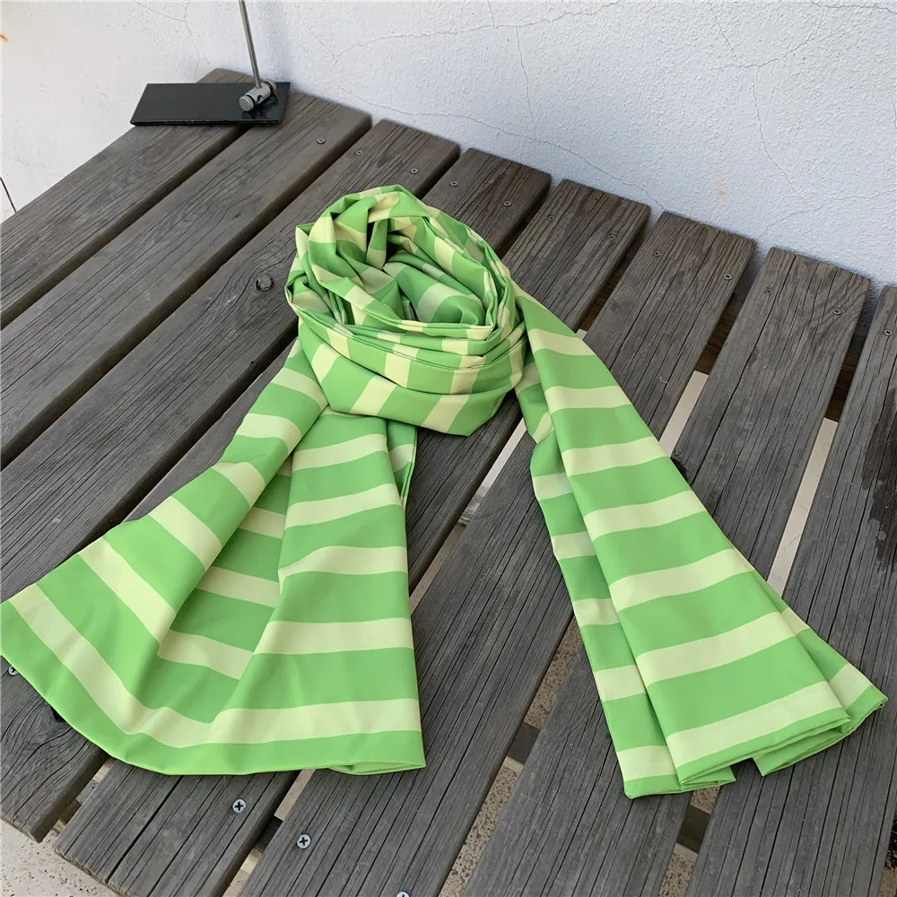 Длинный зеленый шарф Джоджо из аниме Невероятные приключения костюм для косплея