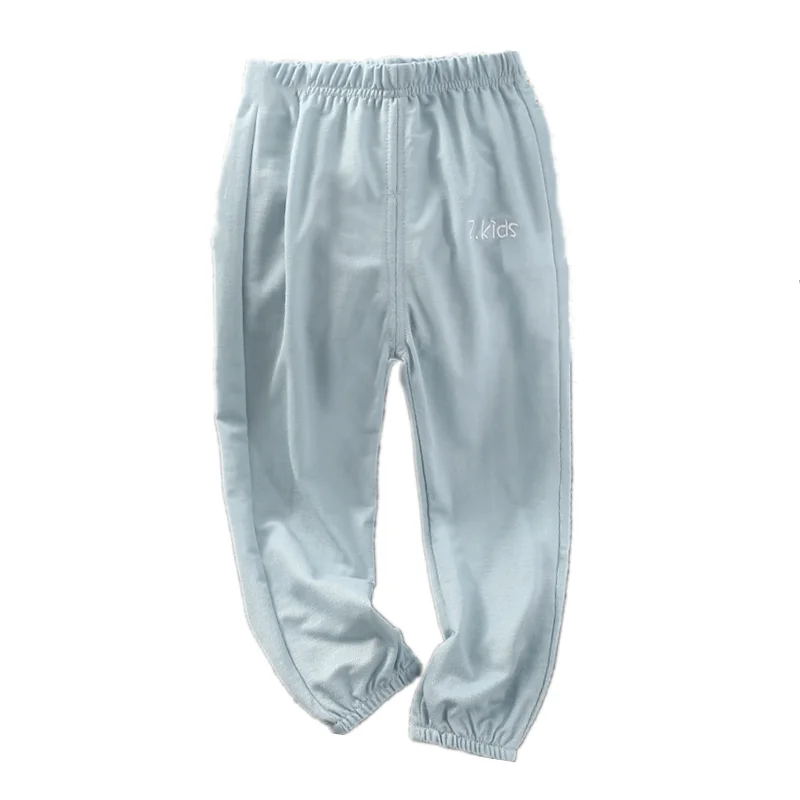 

New Kids Summer Pants Boys Girls Thin Cotton Breathable Loose Trousers Children 2-9 Years Boutique Clothes Infants Sweatpants