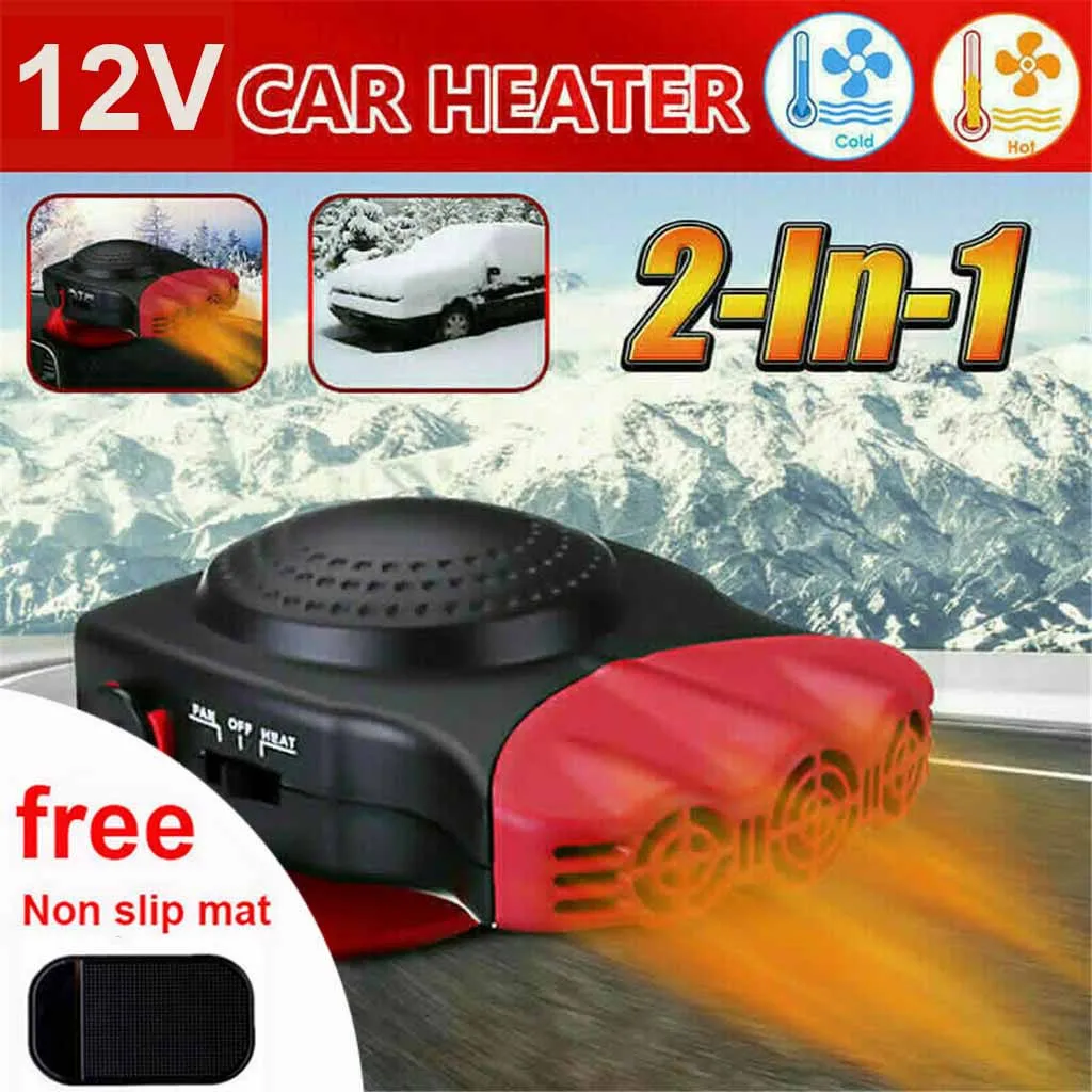 12V обогреватель Defog автомобильный Электрический вентилятор лобовое стекло окна