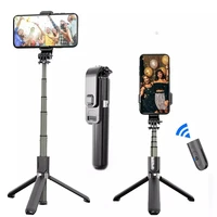 universal portable tripod selfie stick for mobile phone photo taking live broadcast bluetooth remote control tripod stand pole