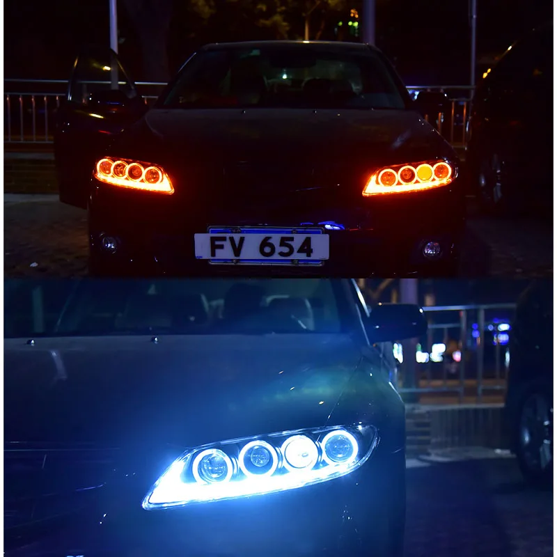 Светодиодный ные фары 2003-2015 ДХО сигнал поворота дальний луч ангельский глаз