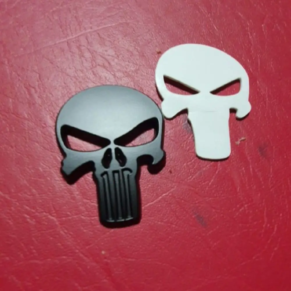 

Car Styling 3D Metal Punisher Skull Emblem Badge Stickers Decals Auto Truck Motorcycle Car Accessories Automobiles